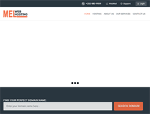 Tablet Screenshot of melwebhosting.com